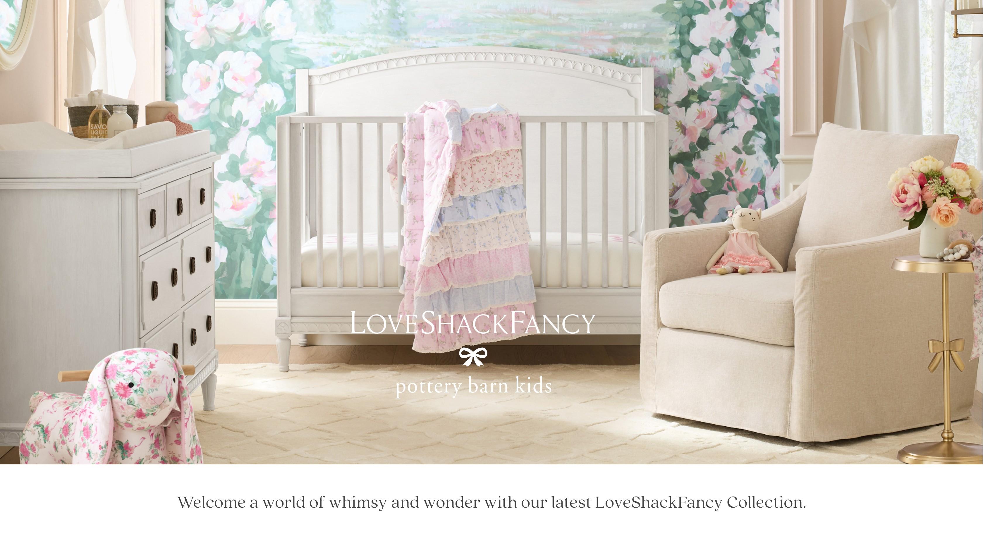 LoveShackFancy x pottery barn kids | Welcome to a world of whimsy and wonder with our latest LoveShackFancy Collection.